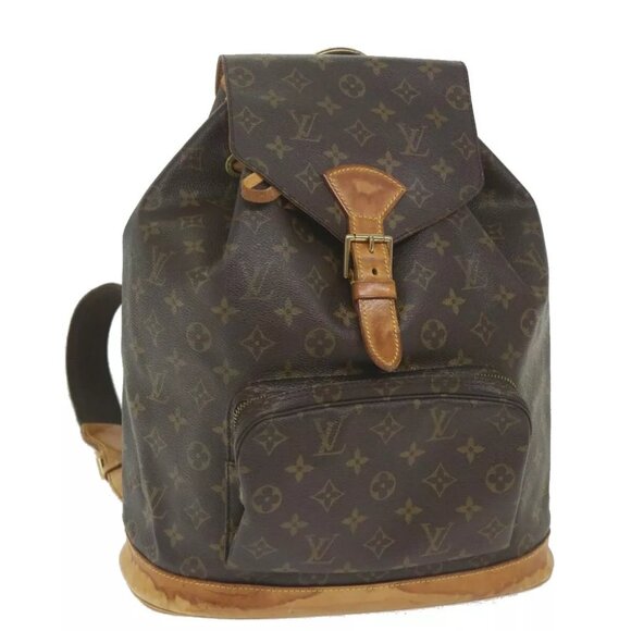 LOUIS VUITTON Monogram Montsouris GM Backpack - Picture 1 of 12